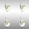Service Caster 4 Inch 316SS Nylon Wheel Swivel 12mm Threaded Stem Caster Set Lock Brake SCC SCC-SS316TSTTL20S414-NYS-M1215-4 - alternate 1